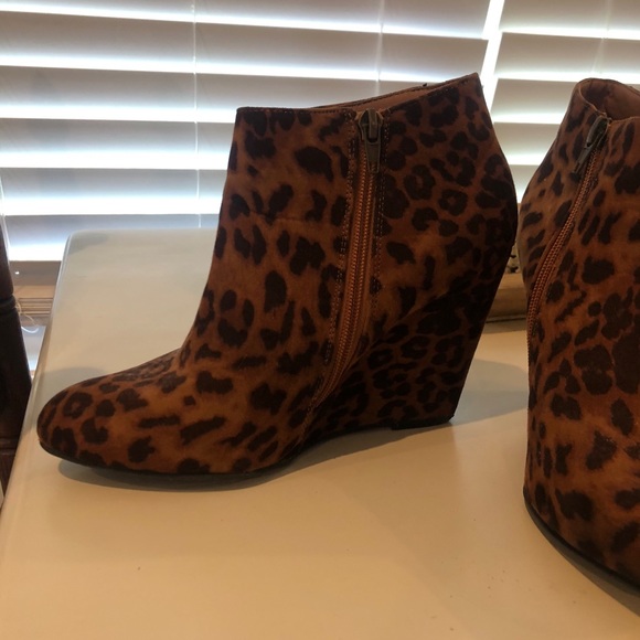 Leopard Print Booties - Picture 2 of 2